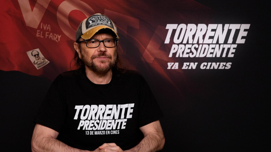 Santiago Segura, durante su entrevista con El Debate
