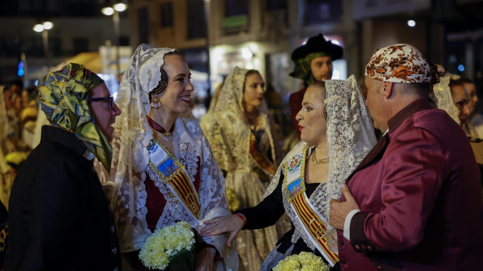 Diana Morant Pilar Bernabé mascletà Fallas Valencia 2