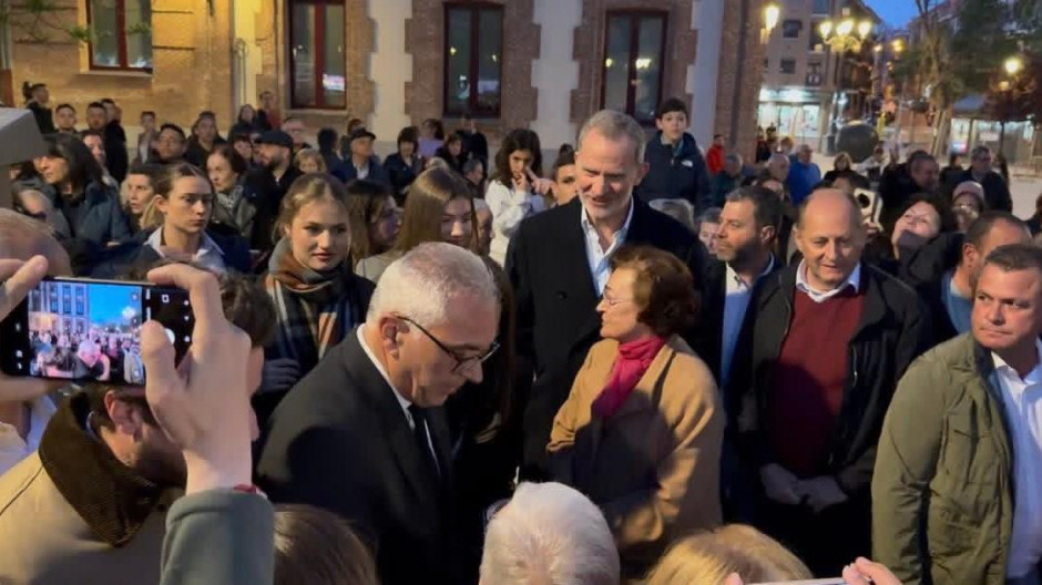 La Familia Real en la procesión de Carabanchel Bajo