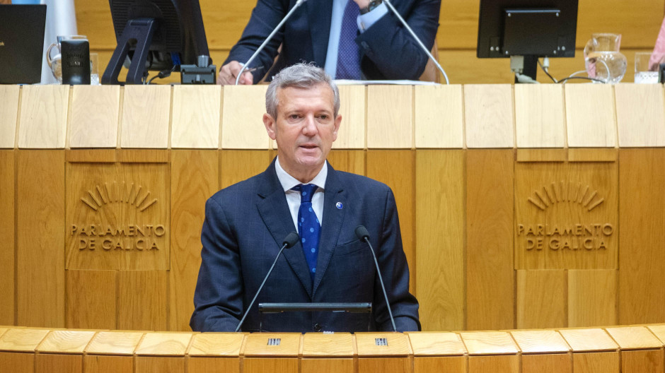 El presidente de la Xunta, Alfonso Rueda