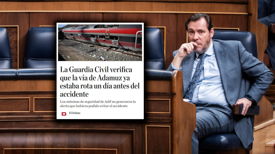 Así defendió Puente que la vía de Adamuz se rompió en los «minutos previos» y niega la Guardia Civil