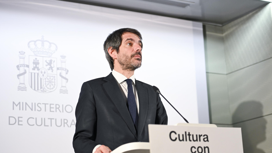 El ministro de Cultura, Ernest Urtasun