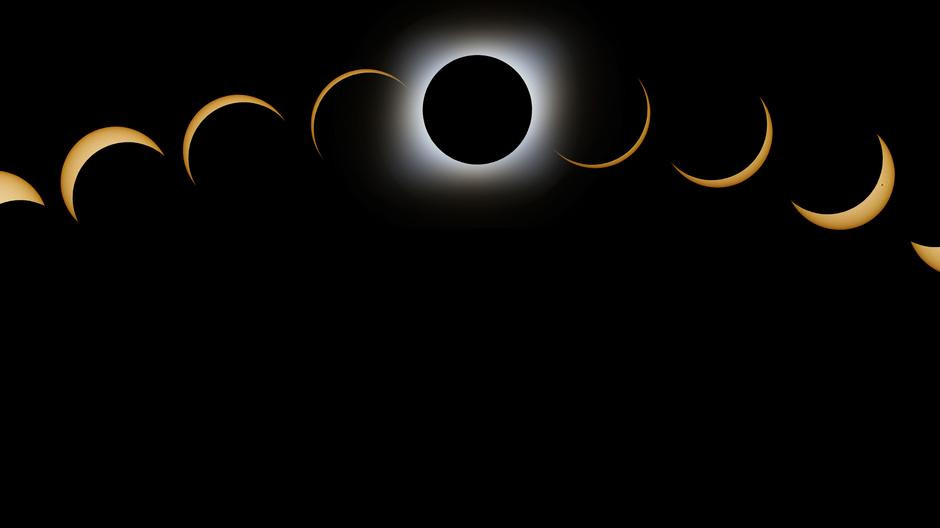 Total de fases de Eclipse solar