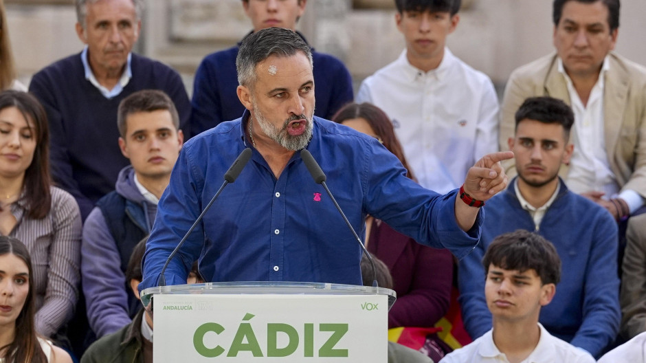 Abascal llama «mierda» a Sánchez y «rata» a Marlaska por el «acoso» que sufre Vox en sus mítines