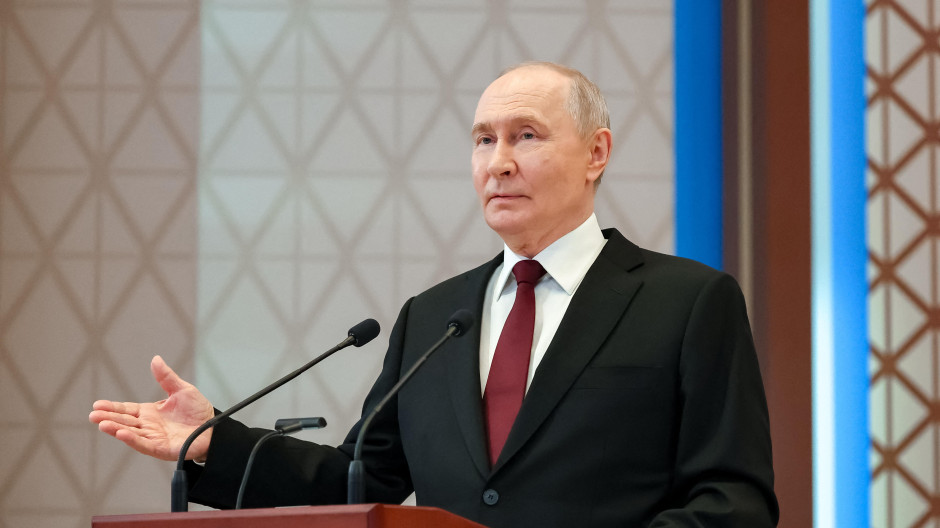 Vladimir Putin, presidente de Rusia, en un evento en Kazajstán