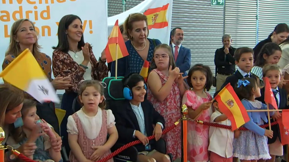 Los niños de la Diócesis de Madrid, procedentes de diferentes vicarias, esperan a León XIV