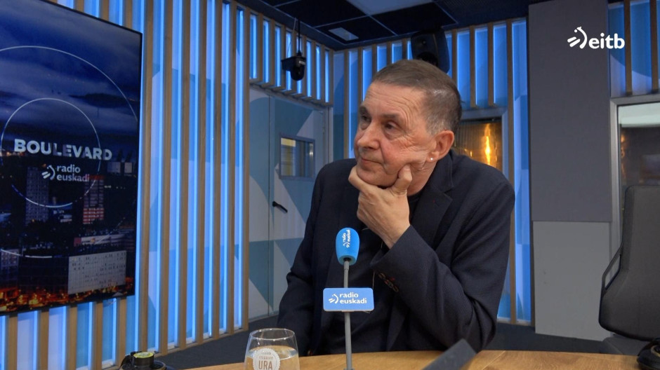 Arnaldo Otegi en una entrevista para EiTB