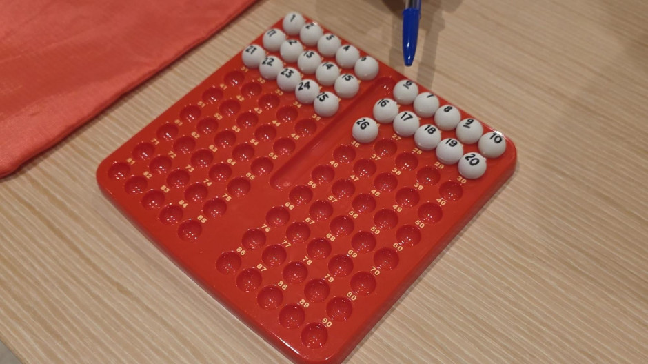 Bingo con bolas vivienda