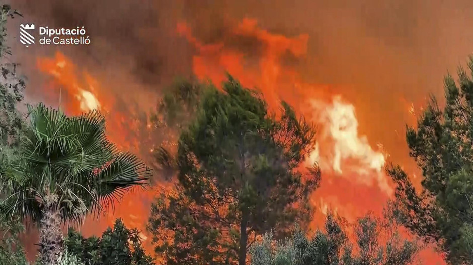 Incendio Soneja Castellón 2