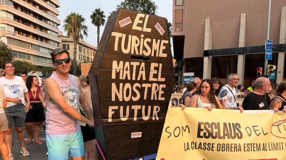 Manifestación antiturismo Palma
