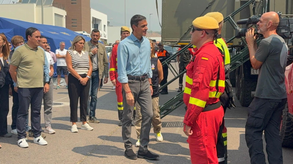pedro sanchez incendio castellón