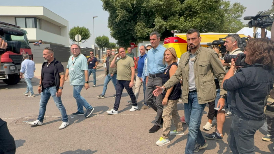 insultos sanchez incendio vall d'uixo castellon