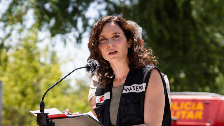 La presidenta de la Comunidad de Madrid, Isabel Díaz Ayuso