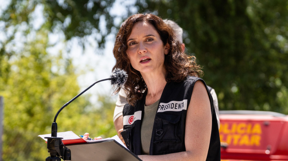 La presidenta de la Comunidad de Madrid, Isabel Díaz Ayuso