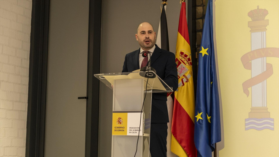 El delegado del Gobierno en Ceuta, Miguel Ángel Pérez Triano