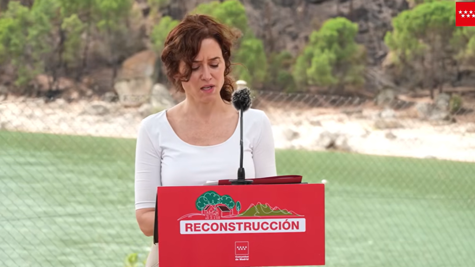 La presidenta de la Comunidad de Madrid, Isabel Díaz Ayuso
