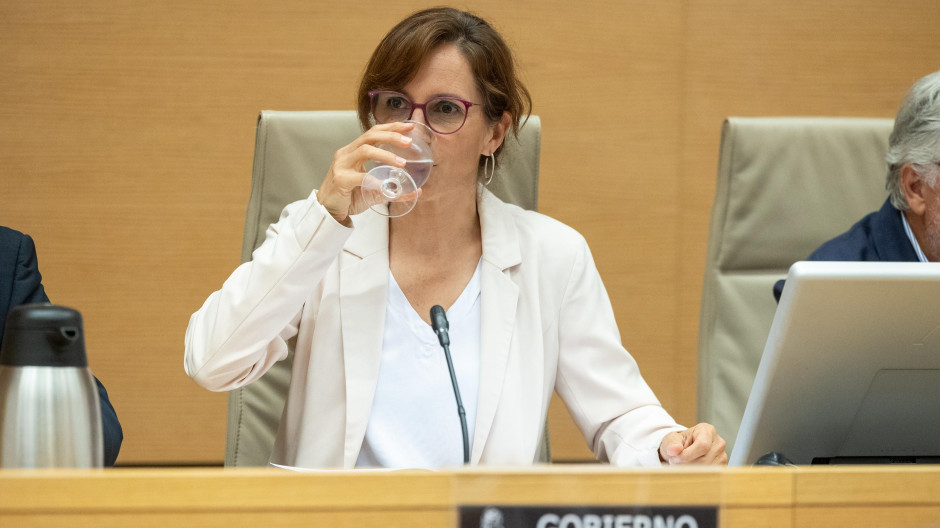 La ministra de Sanidad, Mónica García