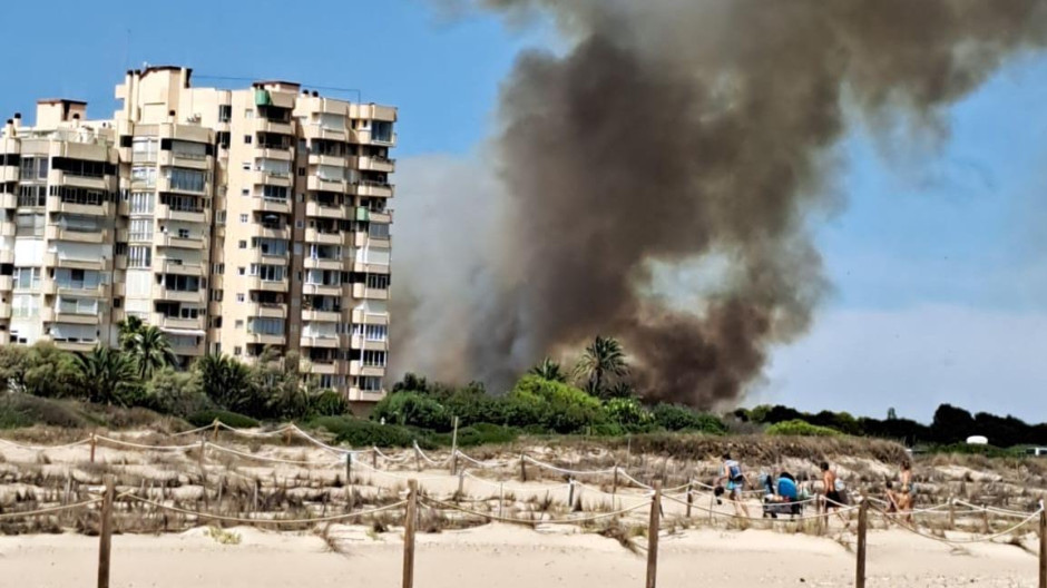 Incendio El Saler Albufera Valencia