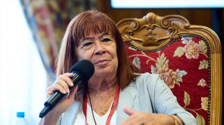 La presidenta del PSOE, Cristina Narbona