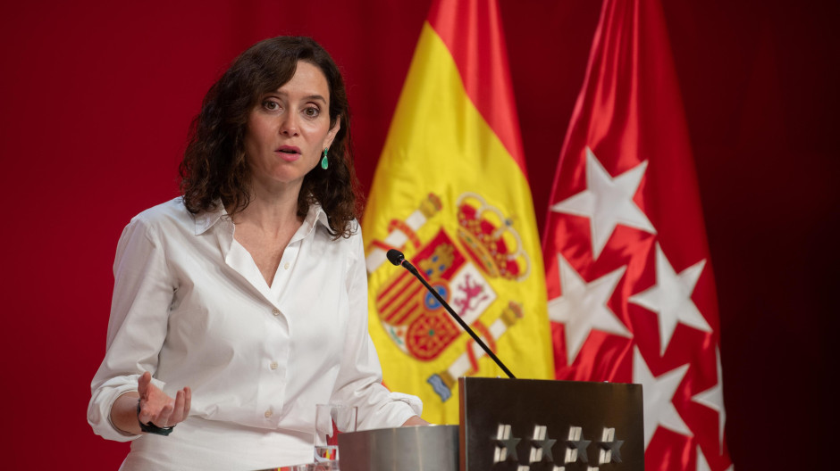 La presidenta de la Comunidad de Madrid, Isabel Díaz Ayuso