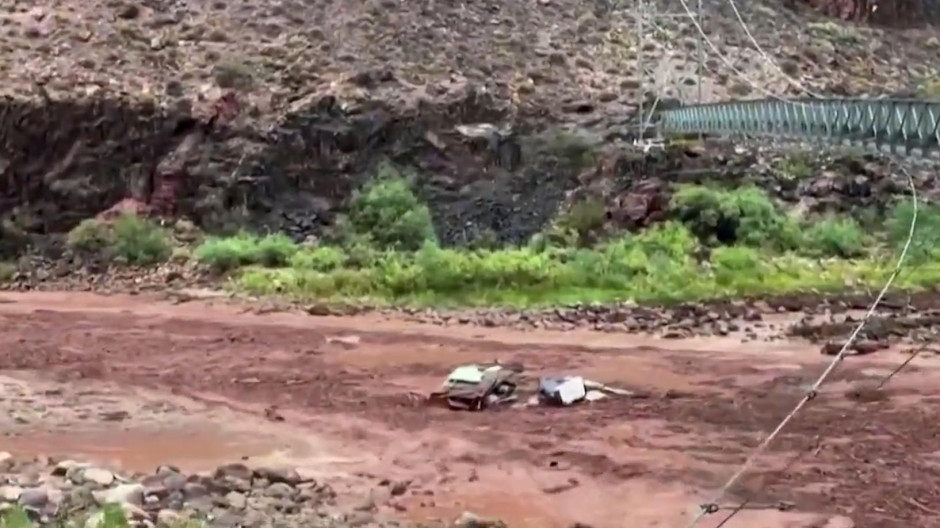 Inundación en el Gran Cañón