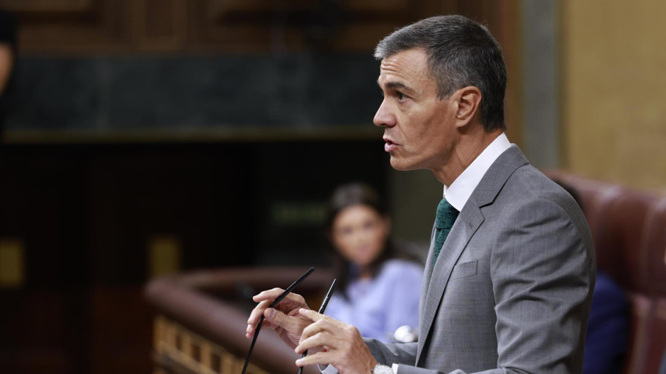El presidente del Gobierno, Pedro Sánchez, comparece este jueves en el Congreso