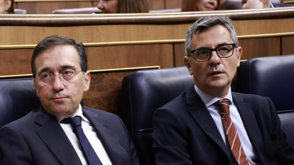José Manuel Albares y Félix Bolaños en el Congreso de los Diputados