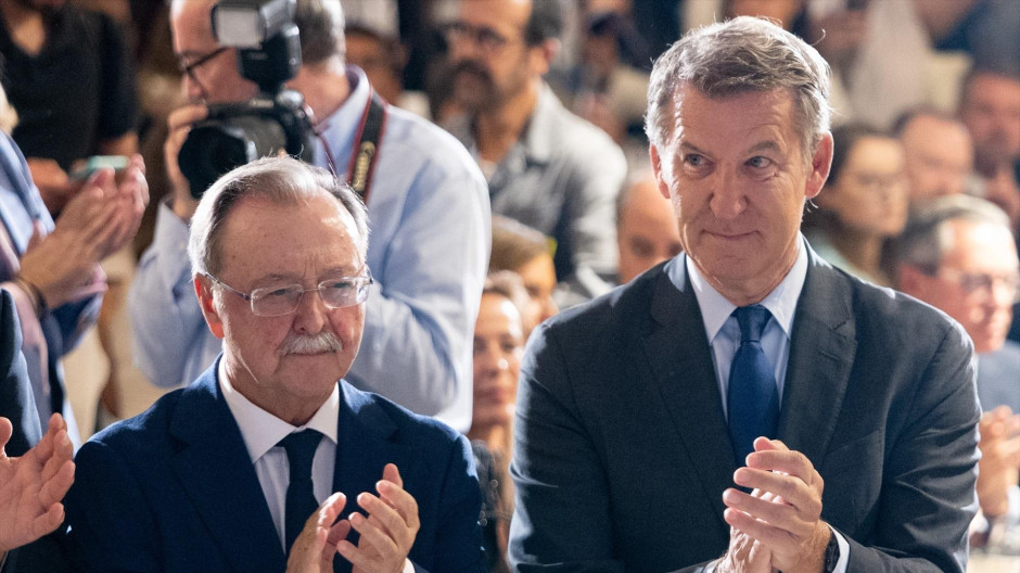 Alberto Núñez Feijóo y Juan Jesús Vivas en Madrid