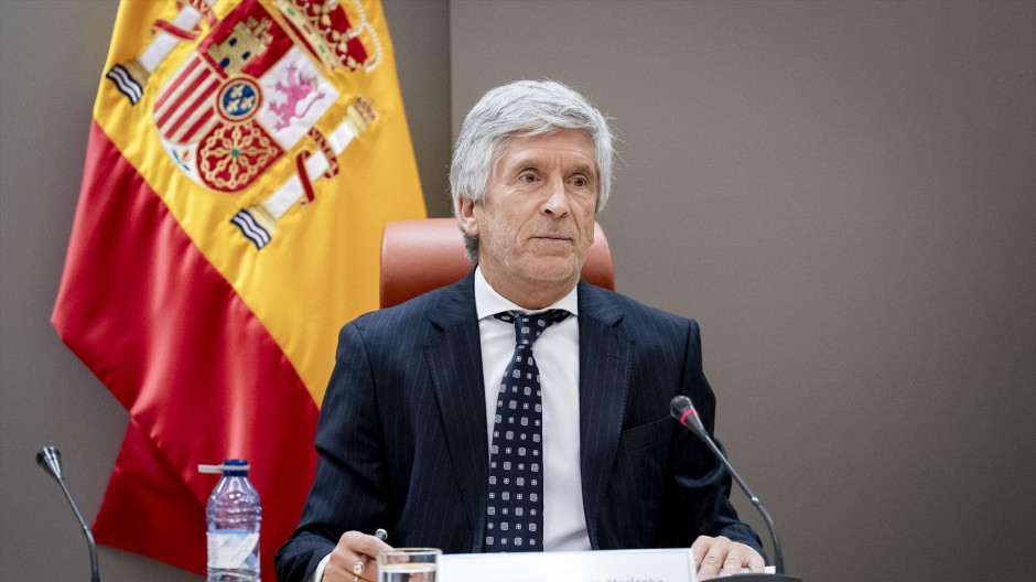 El ministro del Interior, Fernando Grande-Marlaska, este lunes