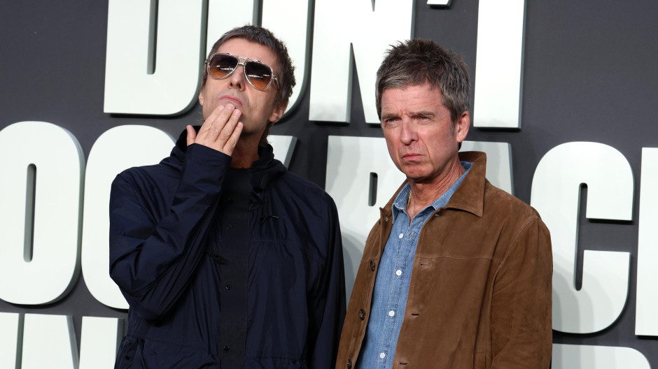 Liam y Noel Gallagher, en la premiere de su documental "Oasis: Don't Look Back In Anger"