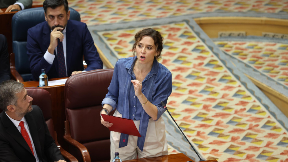 La presidenta de la Comunidad de Madrid, Isabel Díaz Ayuso