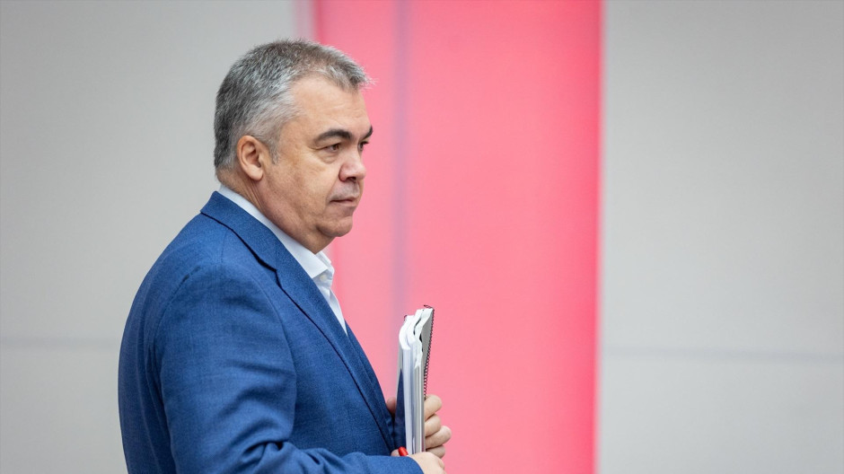 El secretario de Organización del PSOE, Santos Cerdán