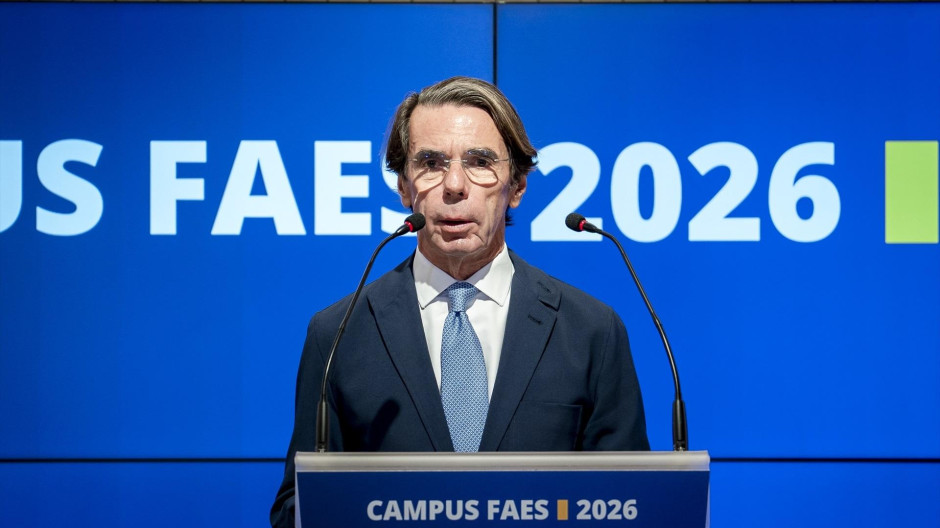 El expresidente del Gobierno y presidente de FAES, José María Aznar