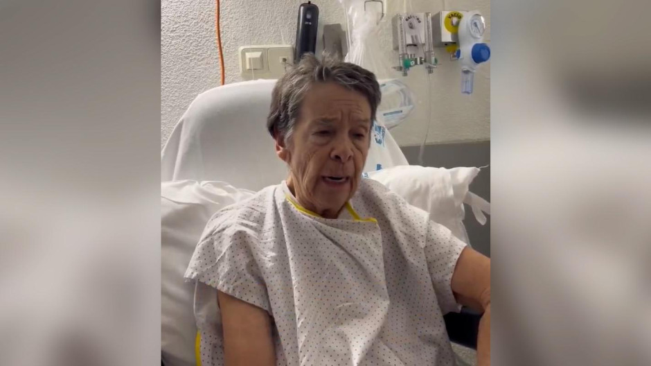 Maricarmen habla desde el hospital tras su desahucio para convocar una manifestación en la Puerta del Sol