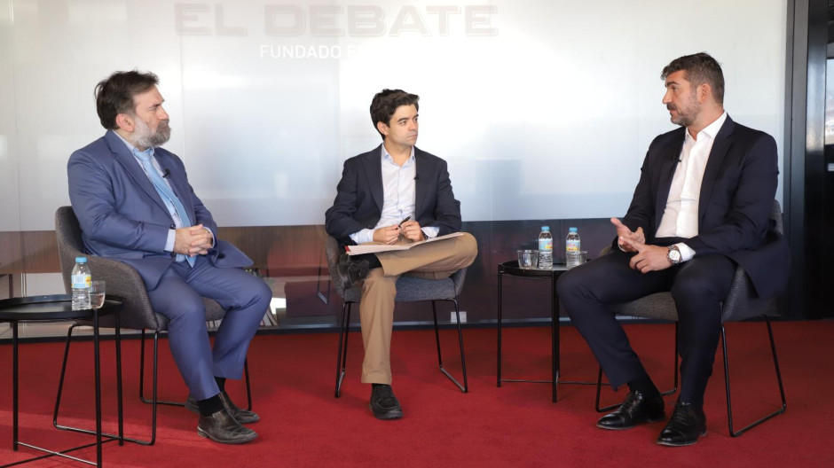 Leandro Escobar, Unai Mezcua y David Caraballo