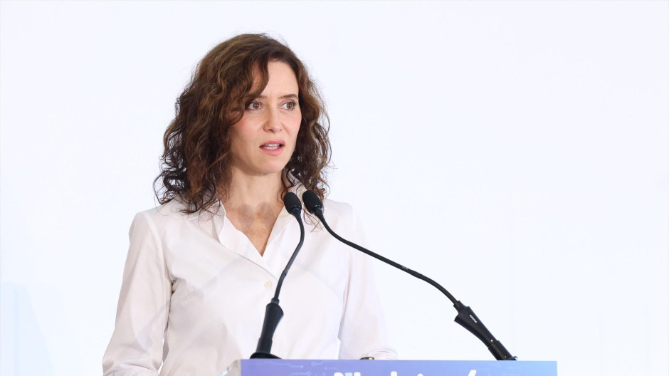 La presidenta de la Comunidad de Madrid, Isabel Díaz Ayuso