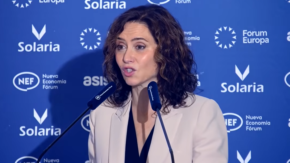 La presidenta de la Comunidad de Madrid, Isabel Díaz Ayuso