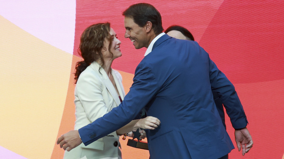Isabel Díaz Ayuso y Rafa Nadal