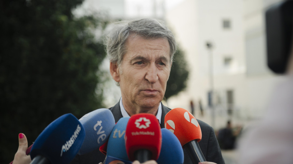 El presidente del Partido Popular, Alberto Núñez Feijóo