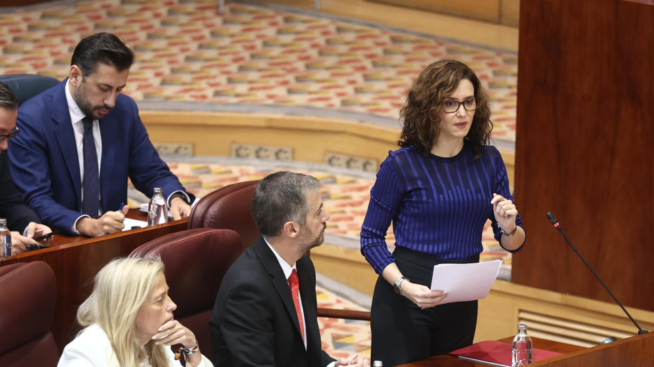 La presidenta de la Comunidad de Madrid, Isabel Díaz Ayuso