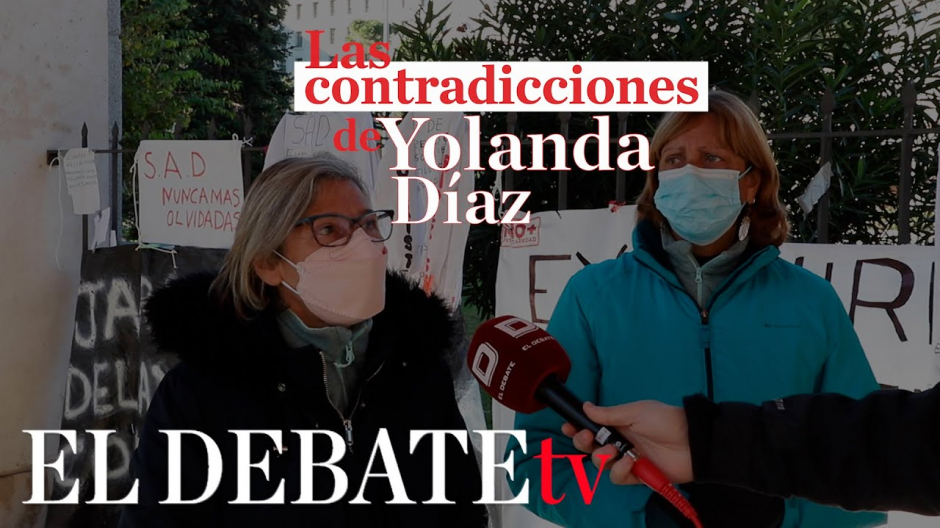 Las contradicciones de Yolanda Díaz: no recibe a las trabajadoras que duermen frente al Ministerio