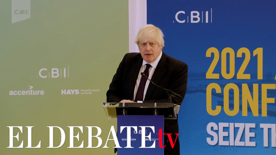 Boris Johnson recurre a Peppa Pig tras quedarse en blanco ante los empresarios británicos