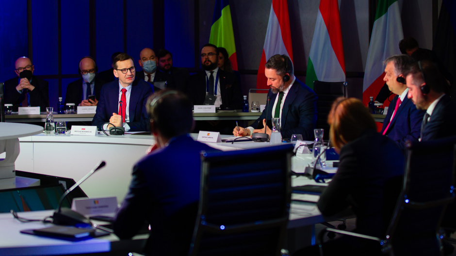 Santiago Abascal con líderes europeos en la Cumbre de Madrid este sábado