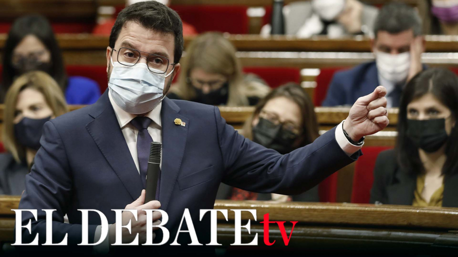 Bronca en el Parlament: Aragonés compara a Vox con los nazis y un diputado le insulta