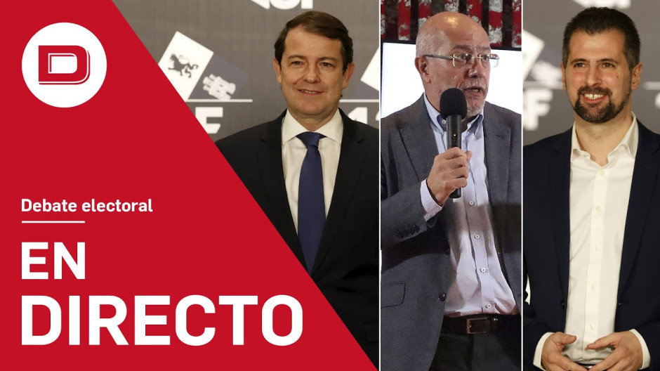 En directo: Debate en Castilla y León con Mañueco, Tudanca e Igea
