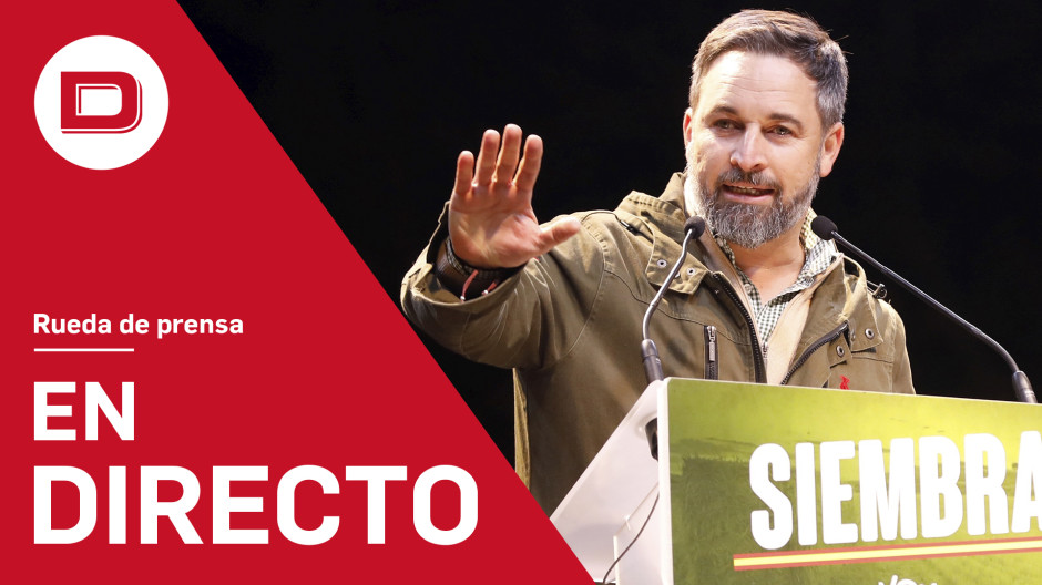 DIRECTO Vox | Rueda de prensa de Abascal
