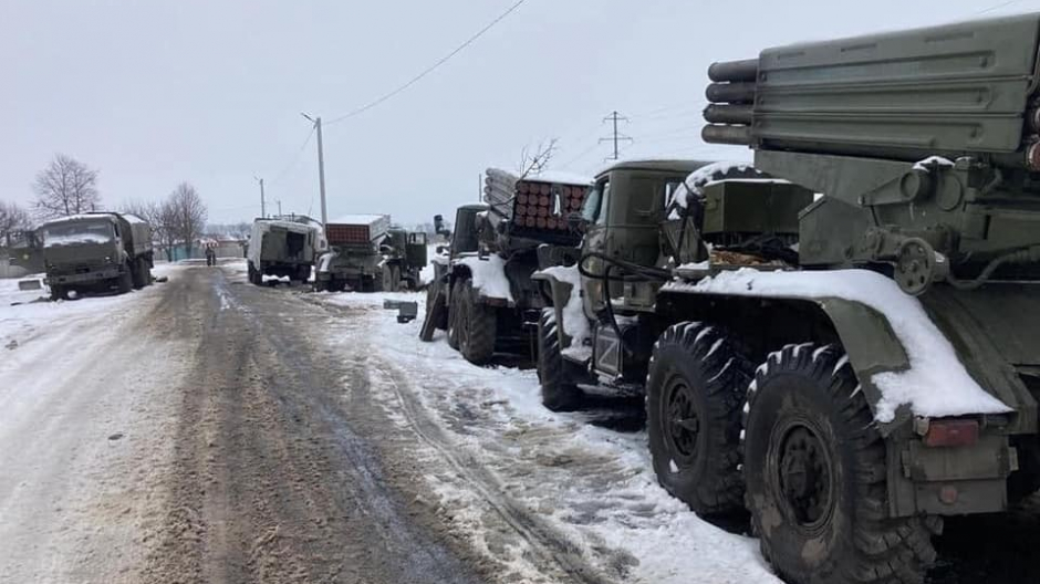 Medios de transporte rusos neutralizadas por el ejército de Ucrania