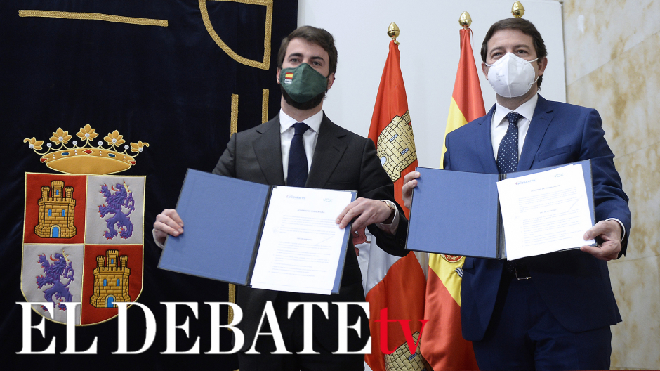 PP y Vox alcanzan en Castilla y León un acuerdo de Gobierno