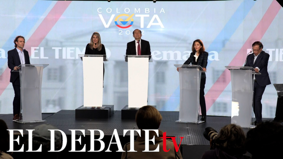 Los candidatos a la presidencia de Colombia viven su primer debate