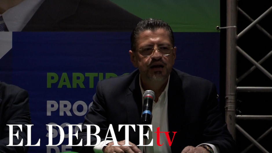 Chaves celebra su triunfo en Costa Rica y promete trabajar con la oposición